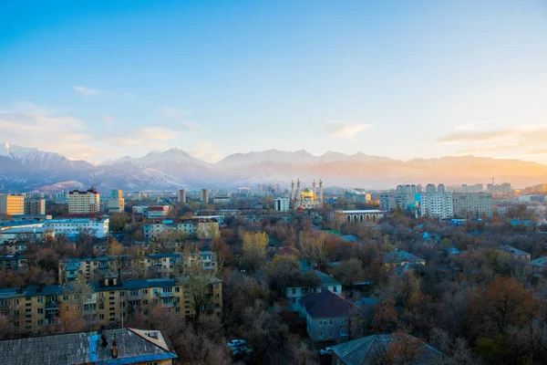 Luftaufnahme Almaty Qazaqstan Kasachstan — Stockfoto