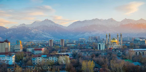 Aerial View Almaty Qazaqstan Kazakhstan — Stock Photo, Image