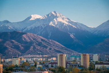 Havadan görünüm, Almatı, Qazaqstan, Kazakistan
