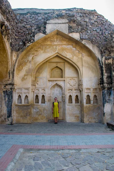 Uitzicht Oude Architectuur Van India Reizen Door Azië — Stockfoto