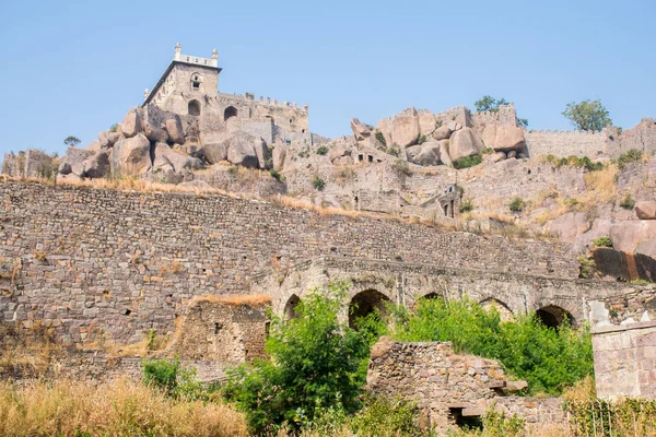 Blick Auf Die Antike Architektur Indiens Reisen Durch Asien — Stockfoto