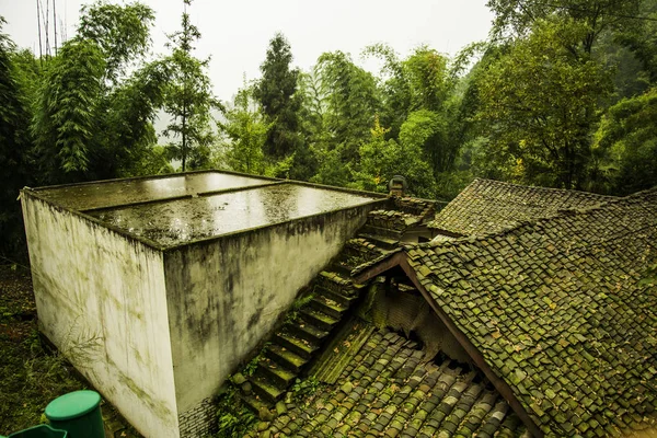 Utsikt Över Den Gamla Staden Sichuan Kina — Stockfoto