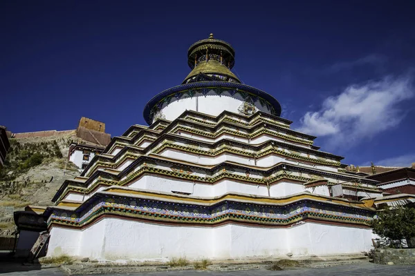 Gyantse Střední Tibet Čína Květen 2019 Největší Buddhistická Stužka Tibetu — Stock fotografie