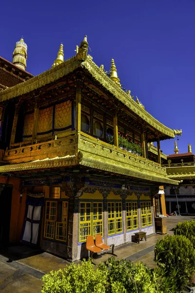 Viajando Por Terra Santa Chinesa Tibete Lhasa — Fotografia de Stock