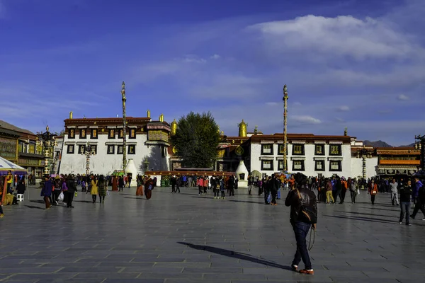 Cestování Čínské Svaté Zemi Tibet Lhasa — Stock fotografie