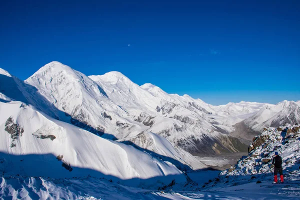 Pico Pared Mármol Montaña Tian Shan Kazajstán Qazaqstan — Foto de Stock