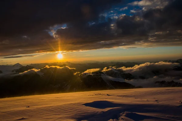 Pico Pared Mármol Montaña Tian Shan Kazajstán Qazaqstan — Foto de Stock