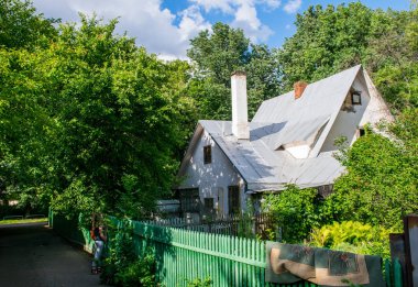 Moskova 'yı gezmek geleneksel mimari, seyahat konsepti 