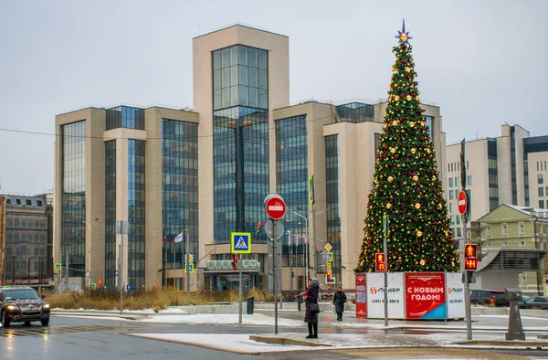 Zwiedzanie Architektury Miasta Moskwy Koncepcja Podróży — Zdjęcie stockowe