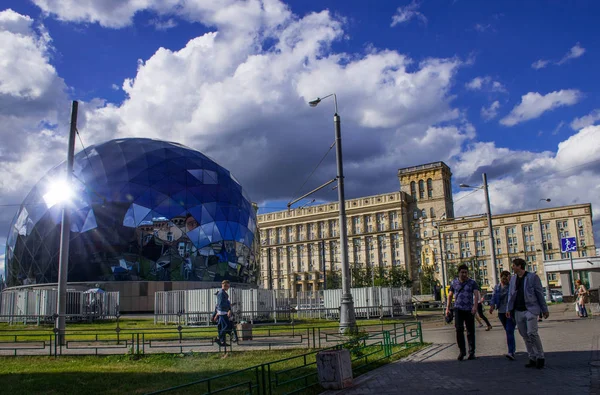 Экскурсия Архитектуре Москвы Туристическая Концепция — стоковое фото