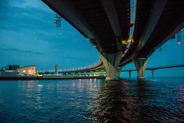 Petersburg Muhteşem Gece Manzarası — Stok fotoğraf