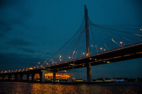 Petersburg Muhteşem Gece Manzarası — Stok fotoğraf