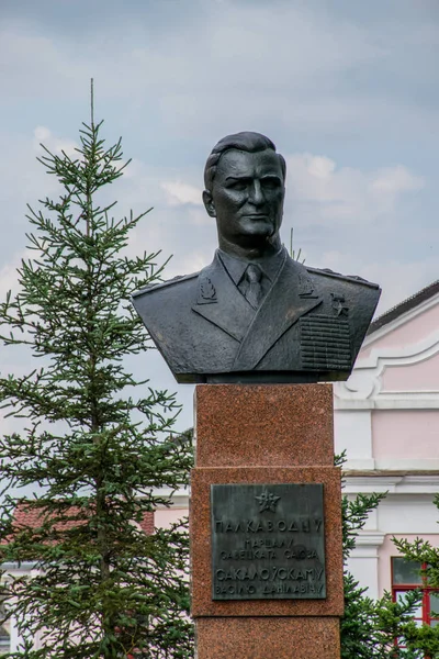 Grodno Wit Rusland Juni 2018 Centrale Straten Historische Huizen Van — Stockfoto