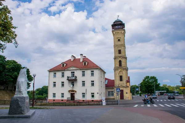 Grodno Vitryssland Juni 2018 Centrala Gator Och Historiska Hus Den — Stockfoto