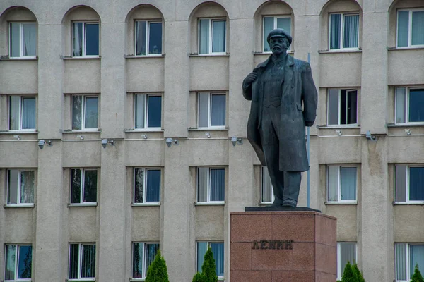 Grodno Wit Rusland Juni 2018 Centrale Straten Historische Huizen Van — Stockfoto