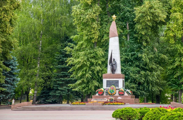 Місто Білорусь Червень 2018 Центральні Вулички Історичні Будинки Самого Європейського — стокове фото