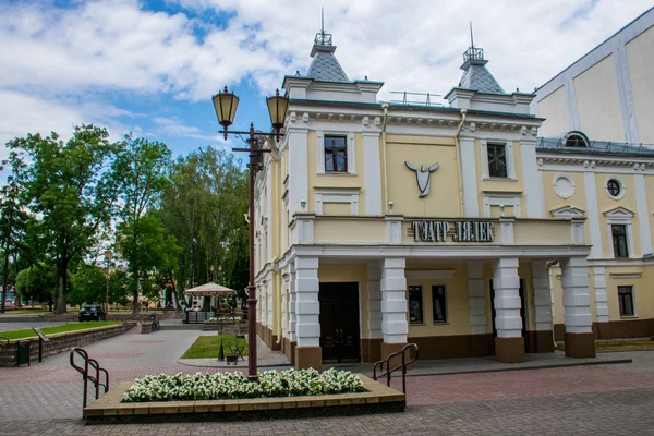 Grodno Belarús Junio 2018 Calles Centrales Casas Históricas Ciudad Más — Foto de Stock