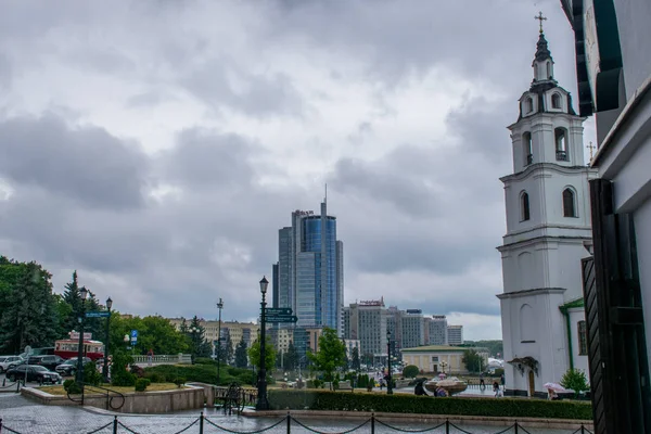 Viaggiando Minsk Girocittà Bielorussia — Foto Stock