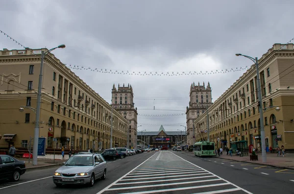 Viajar Por Minsk City Sightseeing Bielorrússia — Fotografia de Stock