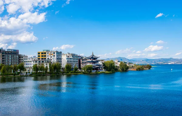 Malerischer Blick Auf Die Natur Der Stadt Dali Yunnan China — Stockfoto