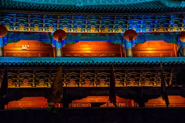 Traditional Architecture Dali City Nighttime Yunnan China — Stock Photo, Image