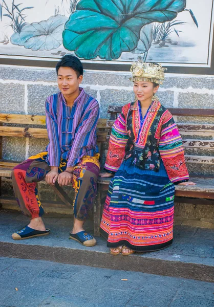 Dali Şehrinin Geleneksel Mimarisi Yunnan Çin — Stok fotoğraf