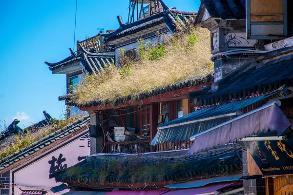 Tradiční Architektura Města Dali Yunnan Čína — Stock fotografie