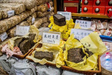 Çin geleneksel yemeklerini, eski kasabayı, Budizm 'i, kutsal toprakları, Sichuan' ı, Chengdu 'yu kapatın.
