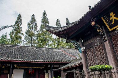 Chengdu şehrinin geleneksel mimarisi, Sichuan, Çin
