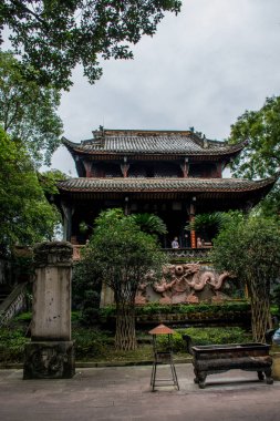 Chengdu şehrinin geleneksel mimarisi, Sichuan, Çin