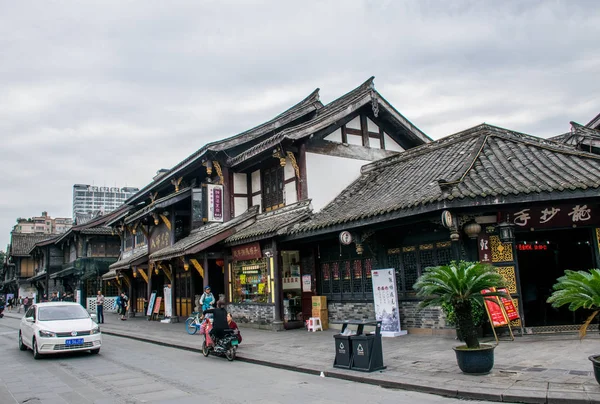 Viaggiando Città Chengdu Sichuan Cina — Foto Stock