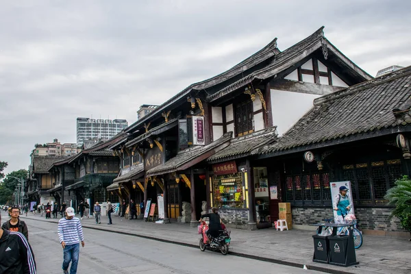 Traveling Chengdu City Sichuan China — Stock Photo, Image