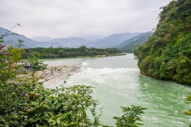beautiful nature of Dujiangyan, Sichuan, China