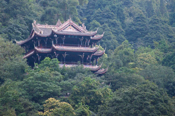 Traditionelle Architektur Der Stadt Chengdu Sichuan China — Stockfoto