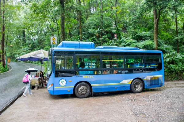 Viajar Por Las Montañas Emei Shan Sichuan China —  Fotos de Stock