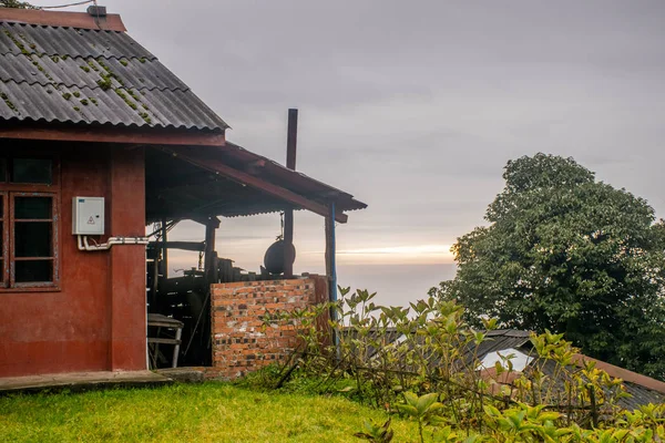 Traditionell Arkitektur Emei Shan Bergen Sichuan Kina — Stockfoto