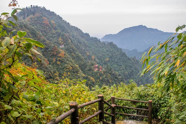 Belle Nature Des Montagnes Emei Shan Sichuan Chine — Photo