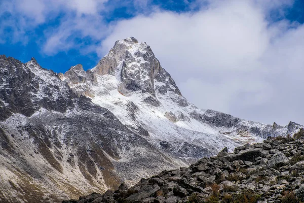 Viaggiando Verso Montagna Kampo Nenang Nel Tibet Orientale Sichuan Cina — Foto Stock