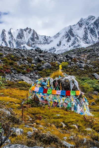 Viajar Montaña Kampo Nenang Tibet Oriental Sichuan China —  Fotos de Stock