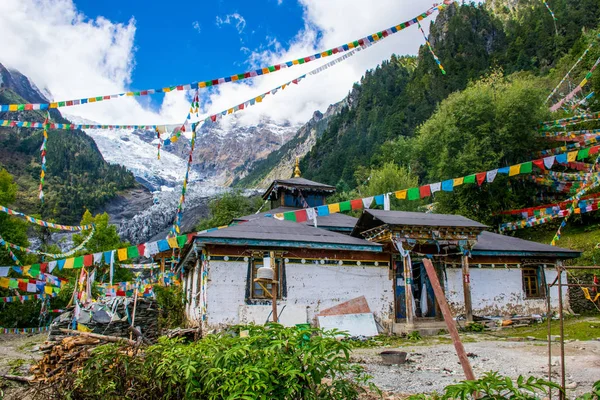 Widok Góry Kawa Karpo Wschodnim Tybecie Yunnan Chiny — Zdjęcie stockowe