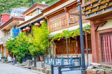 Doğu Tibet 'teki Kawa Karpo dağına seyahat, Yunnan, Çin