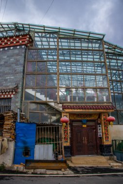 Doğu Tibet 'teki Kawa Karpo dağına seyahat, Yunnan, Çin