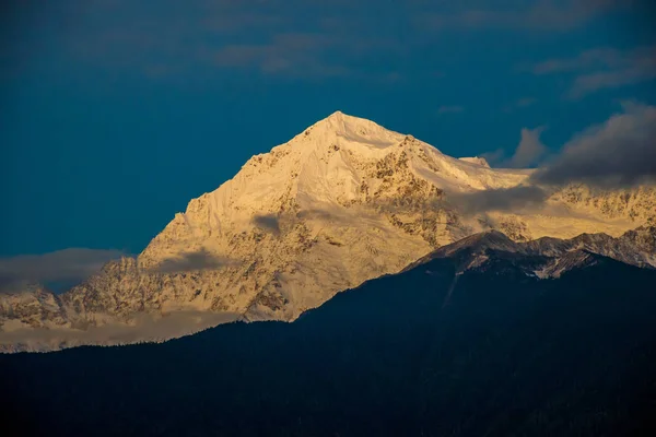 Utsikt Över Kawa Karpo Berget Östra Tibet Yunnan Kina — Stockfoto