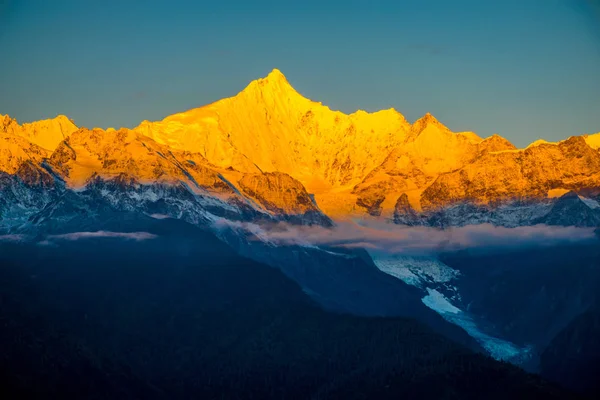 View Kawa Karpo Mountain Eastern Tibet Yunnan China — Stock Photo, Image