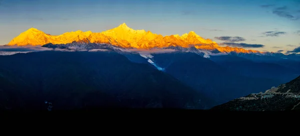 View Kawa Karpo Mountain Eastern Tibet Yunnan China — Stock Photo, Image
