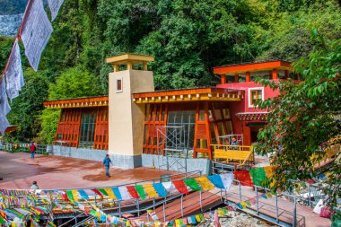 Doğu Tibet 'teki Kawa Karpo dağına seyahat, Yunnan, Çin