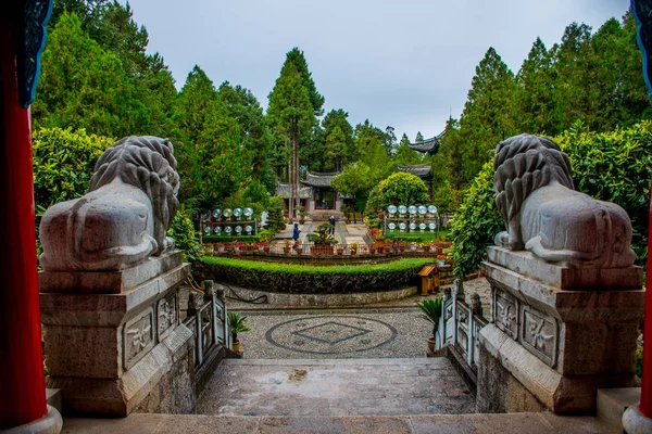 Architecture Traditionnelle Ville Dans Préfecture Lijiang Yunnan Chine — Photo