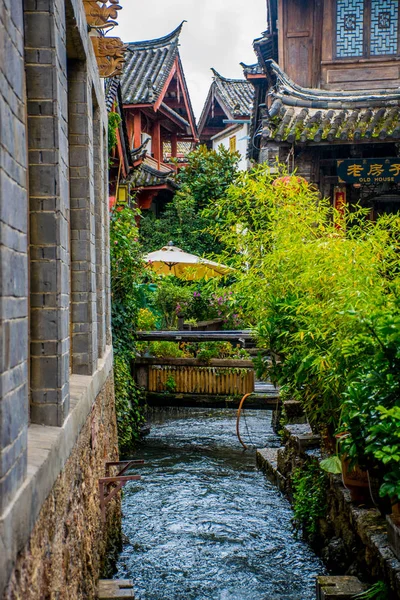 Traditional Architecture City Lijiang Prefecture Yunnan China — Stock Photo, Image