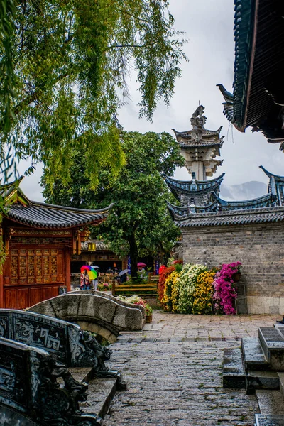 Arquitectura Tradicional Ciudad Prefectura Lijiang Yunnan China —  Fotos de Stock