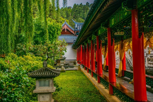 Traditionell Arkitektur Staden Lijiang Prefektur Yunnan Kina — Stockfoto